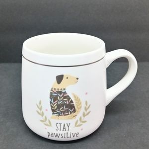 Dog Coffee Mug STAY PAWSITIVE